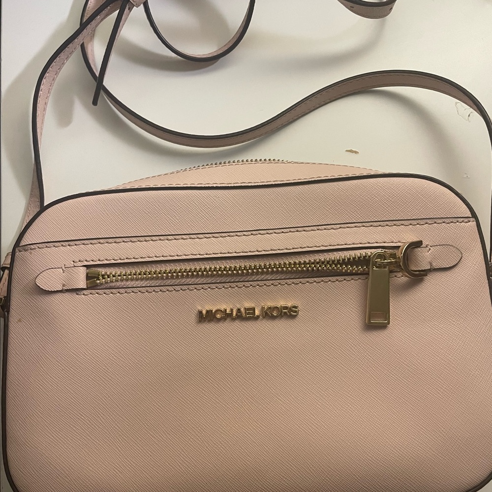 Michael Kors soft pink crossbody bag